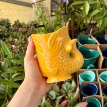 Load image into Gallery viewer, Fish Planter (Shades of Orange)