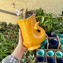 Load image into Gallery viewer, Fish Planter (Shades of Orange)