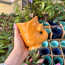 Load image into Gallery viewer, Fish Planter (Shades of Orange)