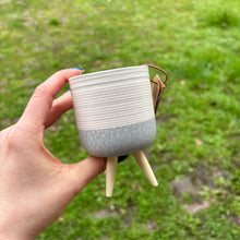 Load image into Gallery viewer, Mini Ceramic Plant Pot on Feet