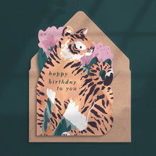 Load image into Gallery viewer, Tiger Birthday Card