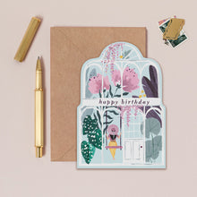 Load image into Gallery viewer, Greenhouse Birthday Card