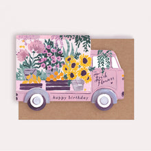 Load image into Gallery viewer, Flower Truck Birthday Card