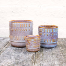 Load image into Gallery viewer, Dente Plant Pot (Pink & Green)