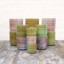 Load image into Gallery viewer, Dente Plant Pot (Pink & Green)