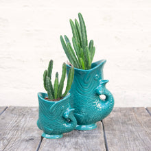 Load image into Gallery viewer, Fish Planter (Shades of Blue)