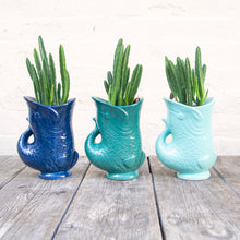 Load image into Gallery viewer, Fish Planter (Shades of Blue)