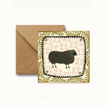 Load image into Gallery viewer, Black Sheep Square Greeting Card