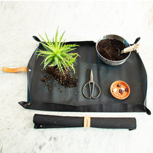 Load image into Gallery viewer, Potting Tarp For Urban Gardening (Black Vegan Ribbon)