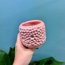 Load image into Gallery viewer, &#39;Porto&#39; Ceramic Plant Pot (Green &amp; Pink)
