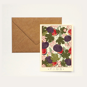 Figs Print A6 Greeting Card
