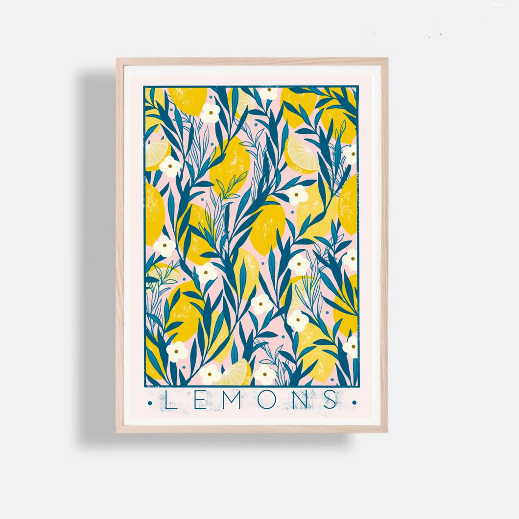 Lemon A4 Art Print