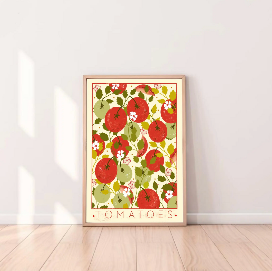 Tomatoes A4 Art Print