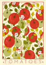Load image into Gallery viewer, Tomatoes Print A6 Greeting Card
