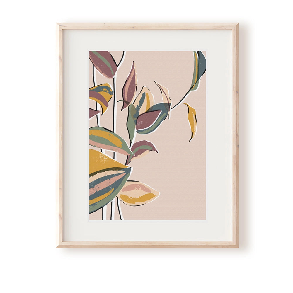 Tradescantia Zebrina No. 2 Art Print