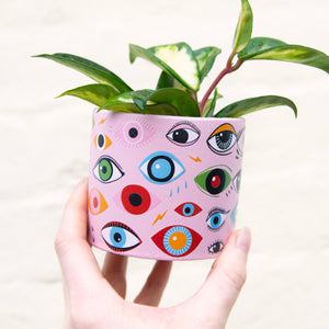 Illusion Eye Concrete Plant Pot 8cm