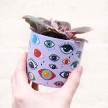 Load image into Gallery viewer, Illusion Eye Concrete Plant Pot 8cm
